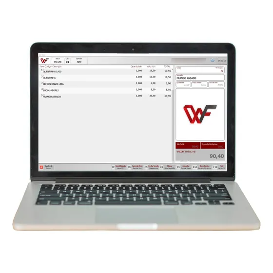 Sistema Pdv - Wf Erp  Sem Internet + Suporte De Seg A Seg