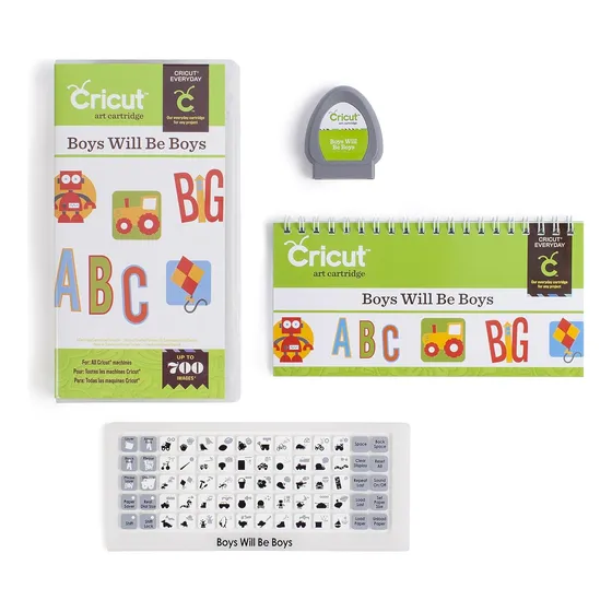 Cartucho Cricut Para Niños Boys Will Be Boys