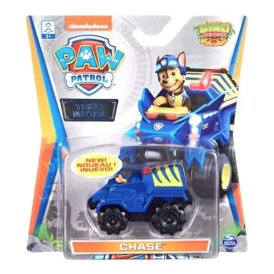 Paw Patrol Vehic Metal Dino Rescue Fig Fija Int 16782d Orig