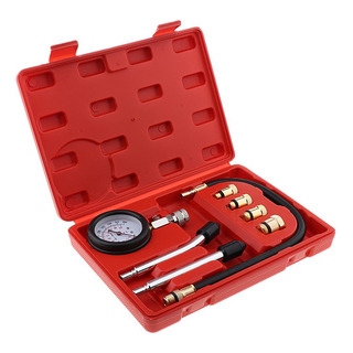 , 8pcs Bujía Cilindro Cilindro Probador De Compresión Kit De , 8pcs Bujía Cilindro Cilindro Probador De Compresión Kit De