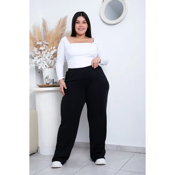 Pantalon Palazo Elastizado Frisado Aleshandra