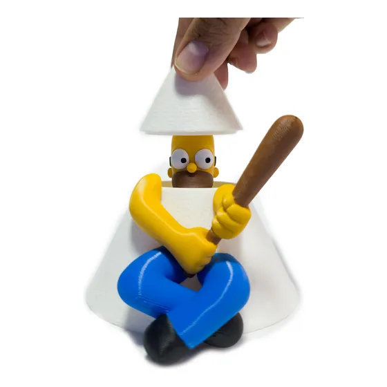 Azucarera Homero Simpson Pintada A Mano