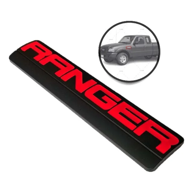 Emblema Lateral Ford Ranger Rojo/negro Izquierdo