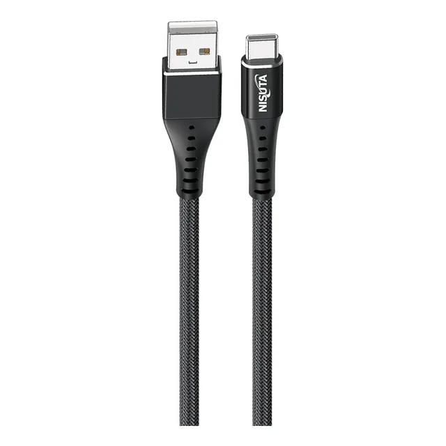CABLE DE CARGA RÁPIDA 3A USB A USB C 1M NISUTA NSCAUSC100M