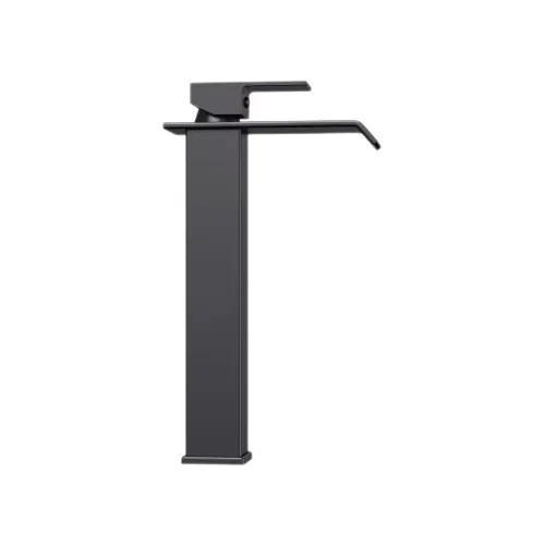 Grifo Baño Llave Monomando Fregadero Mezcladora Inoxidable Color Negro