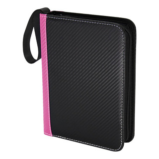Carpeta De Tarjetas Coleccionables Con 9 Bolsillos, Rosa Carpeta De Tarjetas Coleccionables Con 9 Bolsillos, Rosa