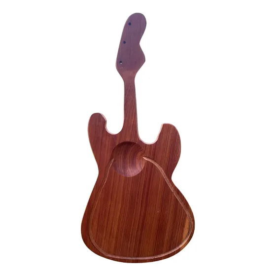 Tábua Corte Churrasco Formato Guitarra Frios Madeira Nobre