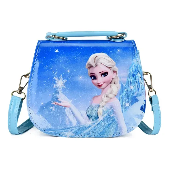 Bolso De Princesa Elsa Frozen Infantil Bandolera Para Niña