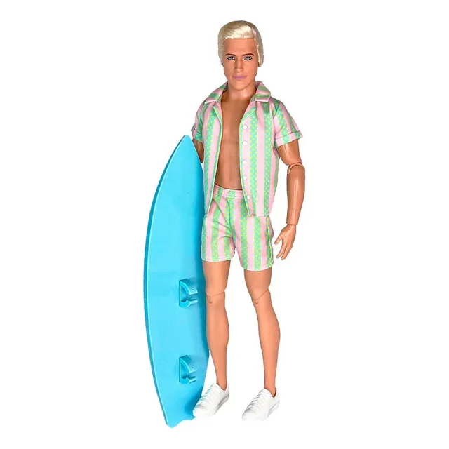 Barbie The Movie Ken Con Conjunto De Playa - Original Mattel
