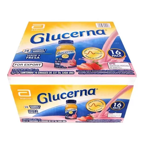 Glucerna Sabor Fresa 16 De 237 Ml