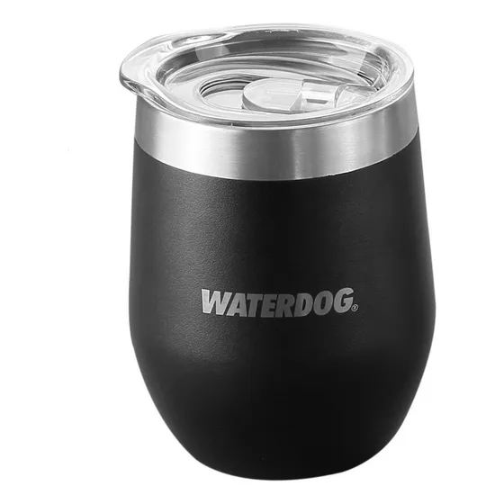 Vaso térmico Waterdog Copon 350 color negro 350mL