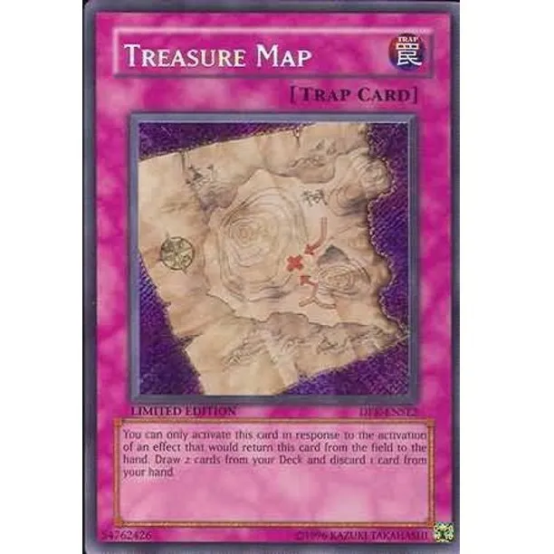 Yu-gi-oh Treasure Map - Secret Rare Frete Incluso