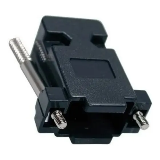 Kit 50 Peças  Capa Db9/hd15vga Kit Longo Preta Rs232 Serial 