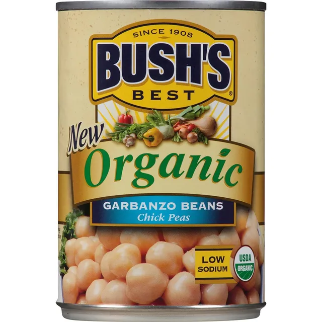 Frijoles Garbanzos Orgánicos Enlatados, Garbanzos Orgánico