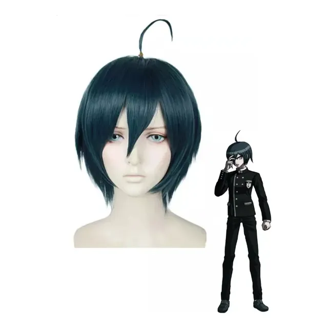 Peluca Para Danganronpa V3 Saihara Shuichi Cosplay