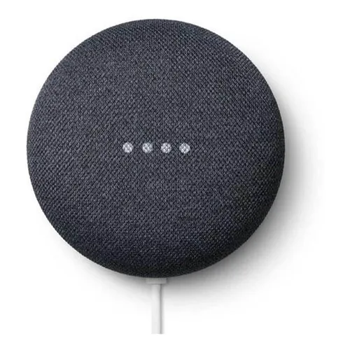Bocina Google Nest Mini con bluetooth y wifi negra 127V
