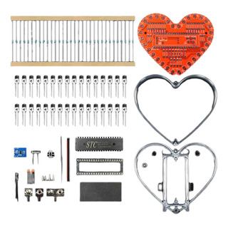 Kit De Práctica De Soldadura, Luz Led En Forma De Corazón So Kit De Práctica De Soldadura, Luz Led En Forma De Corazón So