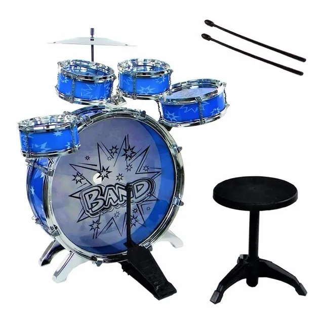 Batería Musical 5 Tambores Infantil Percusión 28832 Juguetes
