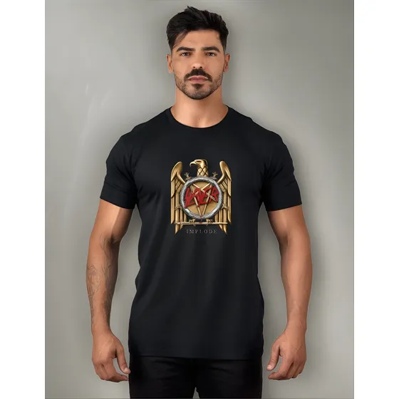 Camiseta Slayer Consulado Rock Banda Música Camisa Algodão