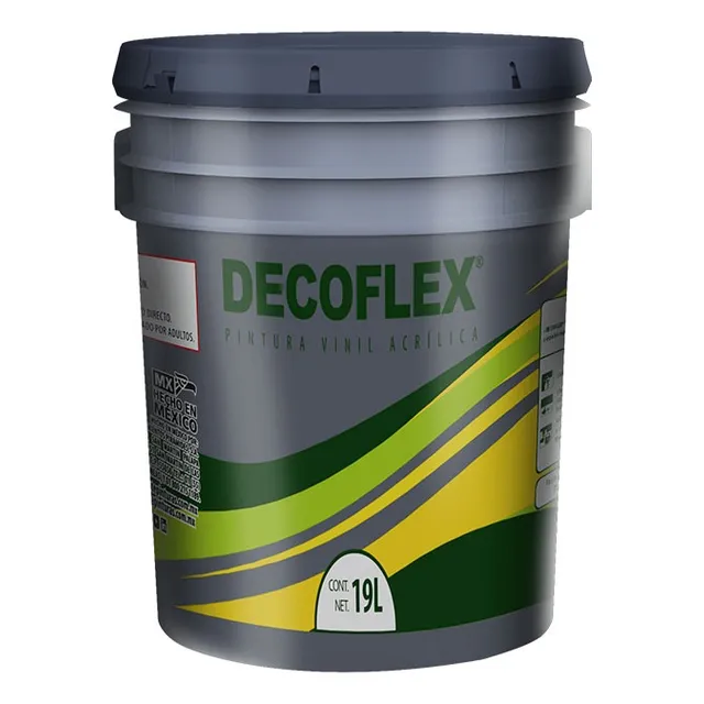 Pintura Vinílica Acrílica Decoflex Interior Exterior 19lts Salmon Mate