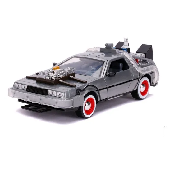 Delorean Time Machine Metal Escala 1/24 - Volver Al Futuro 3