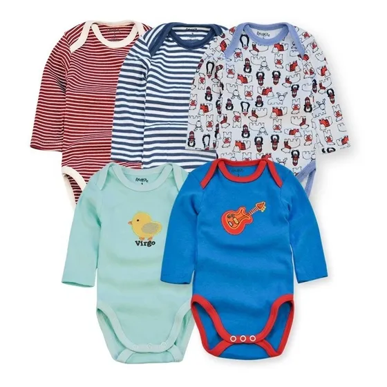 Pack 5 Bodys Larga Red Kite Bebés Otoño/invierno