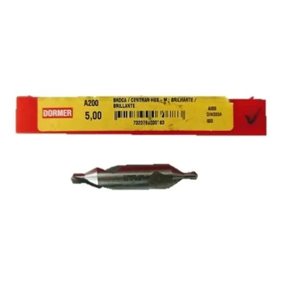 Mecha Broca Centro Centrar Dormer 5 Mm X 12 Mm De Mango