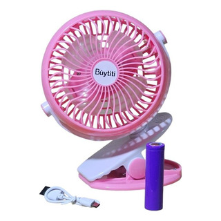 Mini Ventilador Portátil 360 Recargable 3 Velocidades Clip Mini Ventilador Portátil 360 Recargable 3 Velocidades Clip