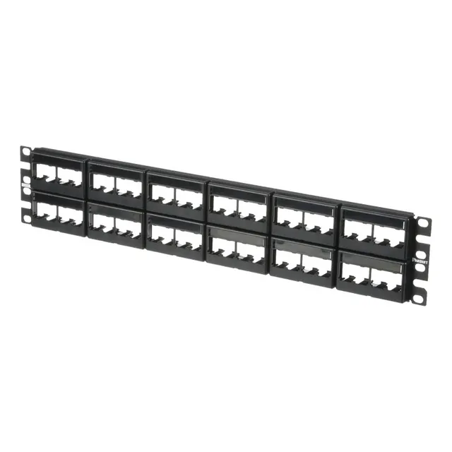 Panduit, Panel De Parcheo Mini-com, 48ptos, 2ur, Cppl48wbly