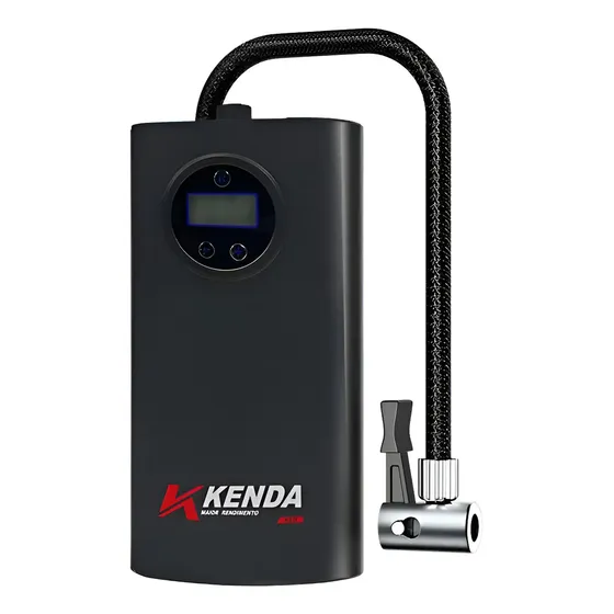 Mini Compressor Portátil Bateria Usb Pneus Moto Carro Bike Cor Preto