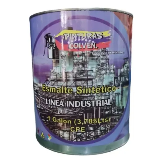 Pintura Esmalte Sintético Brillante Rojo Galón Colvents