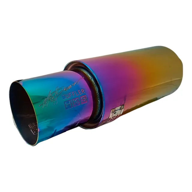 Resonador Hks Tornasolado Acero Inoxidable Talla Xs