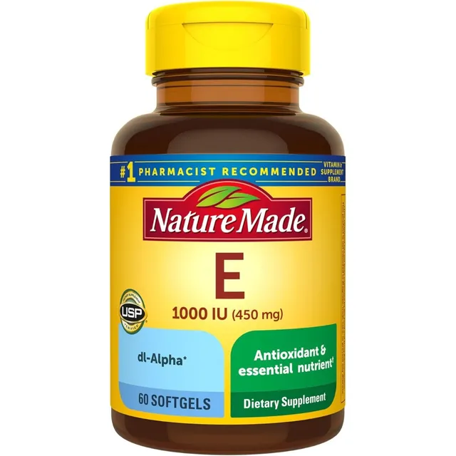 Vitamina E 1000 Iu Nature Made Made 60 Softgel