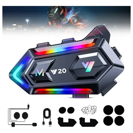 Fones de ouvido Bluetooth JZAQ Y20 Edr para capacete de motocicleta
