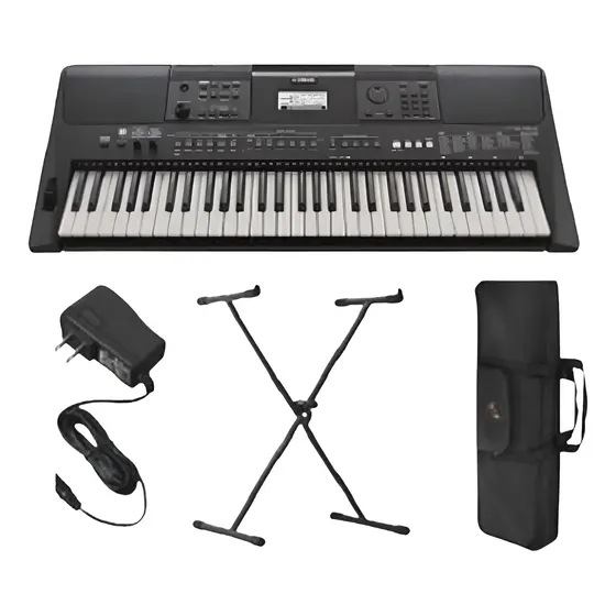 Kit Teclado Arreglador E463 Yamaha 61 Teclas + Accesorios | Cuotas sin interés