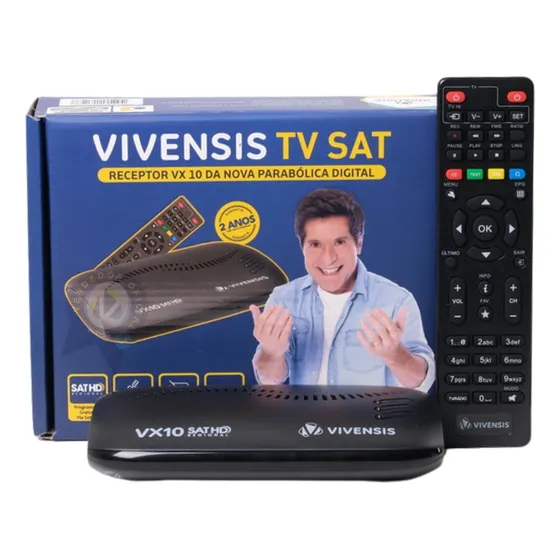 Receptor Digital Multimídia Vivensis Tv Hd Sat