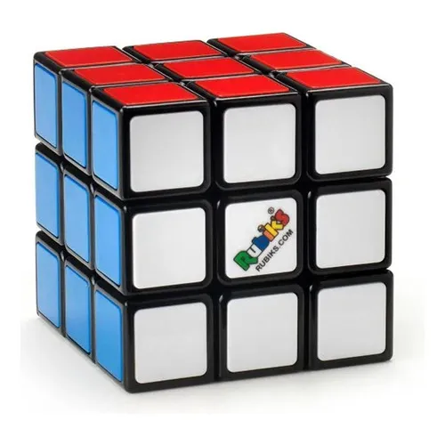Cubo De Rubik 3x3x3 Oroginal Rubiks Spin Master Estructura AZUL, ROJO, NARANJA, AMARILLO, VERDE, BLANCO