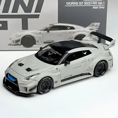 Mini GT Nissan Silvia S15 LB-Super Silhueta Lbwk Kuma #743 Color