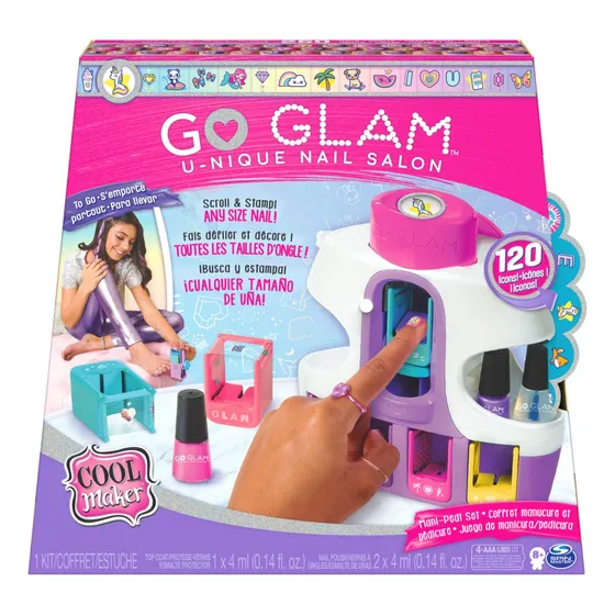 Estampadora De Uñas Spin Master Cool Maker Go Glam Portátil 8+
