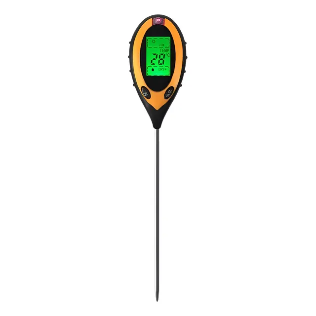Medidor Suelos 4 En 1 Humedad Luz Ph Temperatura Higrometro