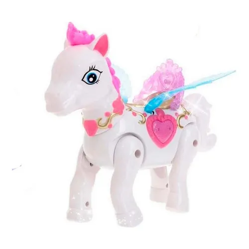 Juguete De Unicornio Pegasus Musica Camina Interac+ Baterias
