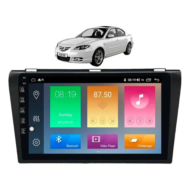 Zk Auto Estereo Mazda 3 2004-2009 Carplay Android Auto 4+64