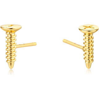 Aros De Tornillo Dremmy De Oro Para Hombres Y Mujeres Aros De Tornillo Dremmy De Oro Para Hombres Y Mujeres