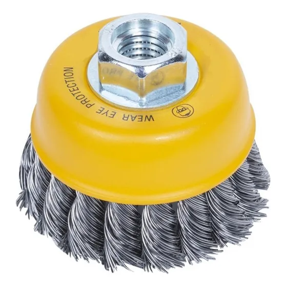 Cepillo De Alambre De Copa Trenzado 4  Dewalt