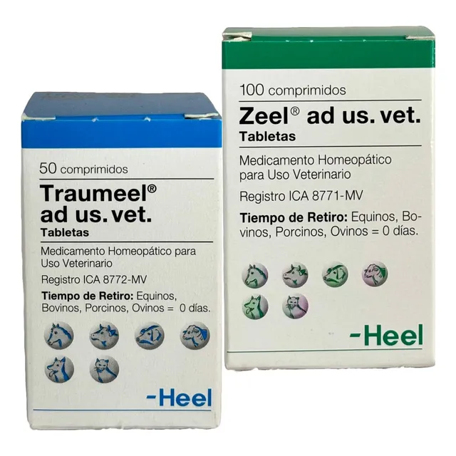 Zeel Vet X 100 Tabletas + Traumeel Vet X 50 Tabletas