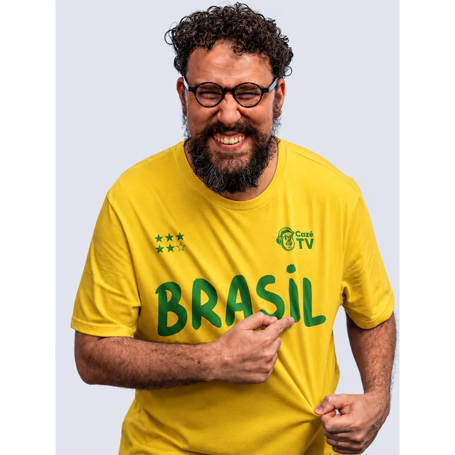 Camisa 10 Amarela Traje Cazétv