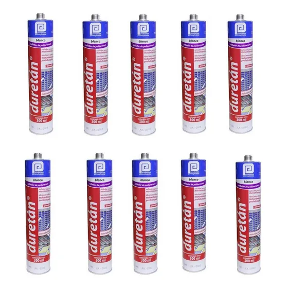 Sellador Duretan Colores 300ml Cartucho 10 Piezas