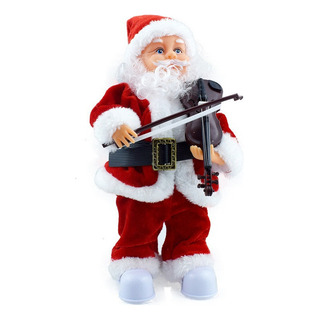 A Papá Noel Musical Con Movimiento Con Violín A Papá Noel Musical Con Movimiento Con Violín