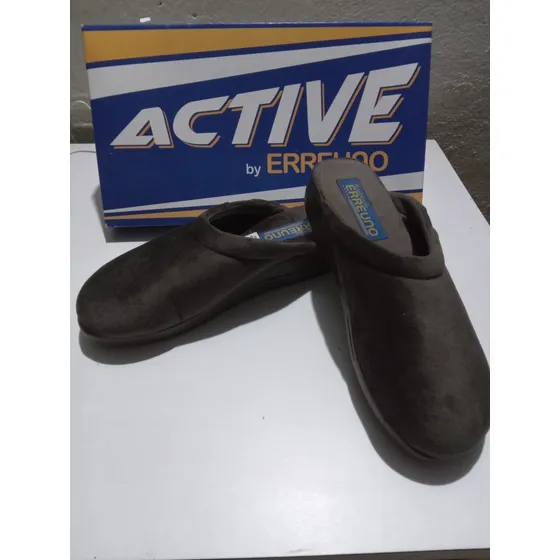 Zapato Tipo Zueco Marrón Talla 34