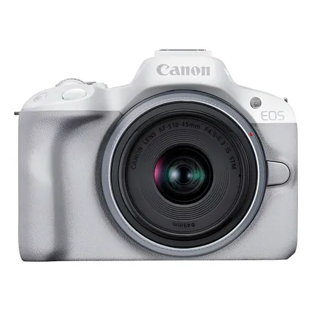 Eos R50 Rf-s 18-45mm F4.5-6.3 Is Stm Blanca Blanco